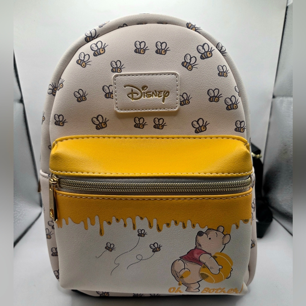Loungfly Disney Winnie The Pooh Bees And Honey Mini Backpack EUC